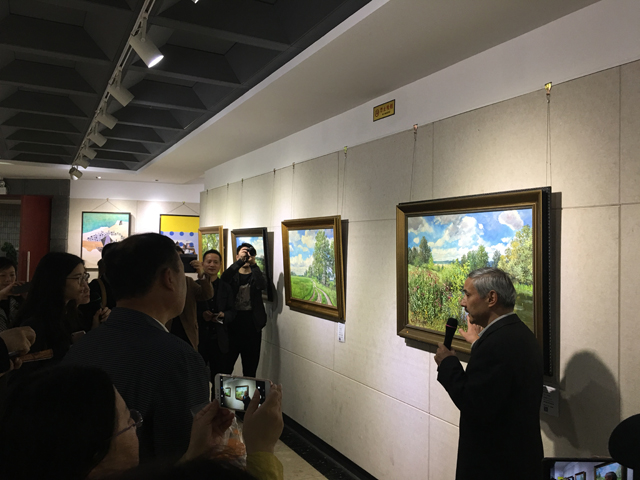 中国俄罗斯艺术家邀请展领导嘉宾合照